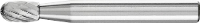 PFERD TOOLS 21134826 Freesstift Druppel Lengte 50 mm Afmeting, Ø 6 mm Werklengte 10 mm Schachtdiameter 6 mm