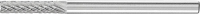 PFERD TOOLS 21200243 Freesstift Cilinder Lengte 43 mm Afmeting, Ø 3 mm Werklengte 13 mm Schachtdiameter 3 mm