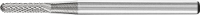 PFERD TOOLS 21205073 Freesstift Hardmetaal Wals Lengte 40 mm Afmeting, Ø 2 mm Werklengte 10 mm Schachtdiameter 3 mm 1 stuks