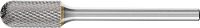 PFERD TOOLS 21205273 Freesstift Hardmetaal Wals Lengte 43 mm Afmeting, Ø 6 mm Werklengte 13 mm Schachtdiameter 3 mm 1 stuks