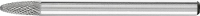 PFERD TOOLS 21217593 Freesstift Ronde boog Lengte 37 mm Afmeting, Ø 3 mm Werklengte 7 mm Schachtdiameter 3 mm