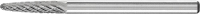 PFERD TOOLS 21218133 Freesstift Hardmetaal Ronde boog Lengte 43 mm Afmeting, Ø 3 mm Werklengte 13 mm Schachtdiameter 3 mm 1 stuks