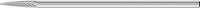 PFERD TOOLS 21222657 Freesstift Spitsboog Lengte 75 mm Afmeting, Ø 3 mm Werklengte 13 mm Schachtdiameter 3 mm
