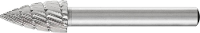 PFERD TOOLS 22441336 Freesstift HSS Spitsboog Lengte 60 mm Afmeting, Ø 10 mm Werklengte 20 mm Schachtdiameter 6 mm 1 stuks