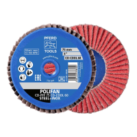 PFERD TOOLS 42719109 Schuurschijvenset Diameter 75 mm Korrelgrootte (num)=80 10 stuk(s)