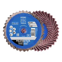 PFERD TOOLS 42719813 Schuurschijvenset Diameter 75 mm Korrelgrootte (num)=60 10 stuk(s)