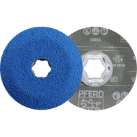 PFERD TOOLS 64110080 Fiberschijvenset Diameter 100 mm Korrelgrootte (num)=80 25 stuk(s)