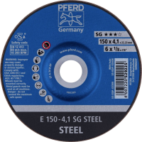 PFERD TOOLS 69220473 E 150 4,1 SG STEEL Afbraamschijf gebogen Diameter 150 mm Boordiameter 22.23 Mm Staal 10 stuk(s)
