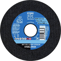 PFERD TOOLS EHT 115 1,0 SGP STEELOX 61330421 Doorslijpschijf recht 115 mm 25 stuk(s) RVS, Staal
