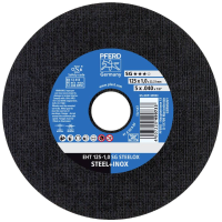 PFERD TOOLS EHT 125 1,0 SG STEELOX (5) 69198297 Doorslijpschijf recht 125 mm 5 stuk(s) RVS, Staal