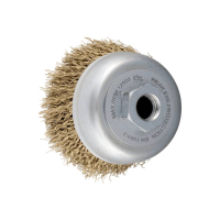 PFERD TOOLS PAARD TOOLS potborstel niet gezoomd TBU Ø 60 mm M14 messing stalen draad Ø 0,25 mm haakse slijper POS TBU 60/M14 LIT STM 0,25 43468881 1 stuk(s)