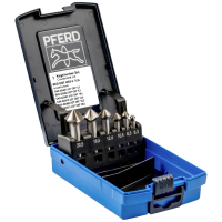 PFERD TOOLS SET UGT HSS DIN 335 C90° 6TLG 25202192 Kegelverzinkboorset 6.3 Mm, 8.3 Mm, 10.4 Mm, 16.5 Mm, 20.5 Mm HSS Cilinderschacht 1 set(s)