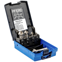 PFERD TOOLS SET UGT HSSE DIN 335 C90° 5TLG 25202194 Kegelverzinkboorset 6.3 Mm, 10.4 Mm, 16.5 Mm, 20.5 Mm, 25 mm HSSE Co 5 Cilinderschacht 1 set(s)