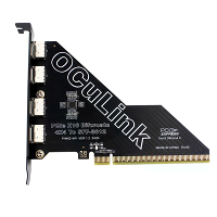 PH492 4W PCIe4 0 X16 naar Oculink SFF 8612 uitbreidingskaart 4 poort bifurcatie ondersteuning voor U.2 SSD externe GPU h