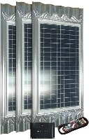 Phaesun 380111 Solarset 50 Wp Incl. Aansluitkabel, Incl. Laadregelaar