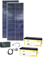 Phaesun Rise 600396 Zonne energieset 300 Wp Incl. Laadregelaar