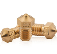 Phaetus® messing mondstuk 1,75 mm V6 0,2/0,4/0,5/0,6/0,8 mm voor 3D printer Dragon Hotend