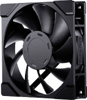 Phanteks PH F120M25_G2_BBK01 PC ventilator Zwart (b x h x d) 120 x 25 x 120 mm