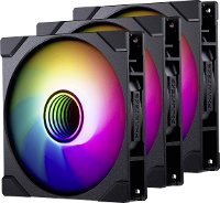 Phanteks PH F140M25R_G2_DWT01 PC ventilator Zwart
