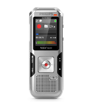 Philips Dvt4010 Digitaal Dicteerapparaat Zilver Grijs