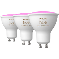 Philips Hue Hue White & Color Ambiance GU10 3 pack 2000 6500K, RGB, Dimbaar
