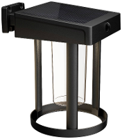 Philips LED Camill 8720169263932 Wandlamp op zonne energie met bewegingsmelder LED 1.4 W Zwart