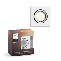 Philips Lighting Hue Milliskin GU10 Inbouwlamp Energielabel: A (A++   E) 5.5 W Warm wit, Neutraal wit, Daglicht wit