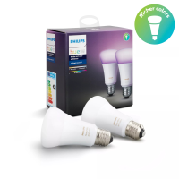 Philips Lighting Hue LED lamp (2 stuks) Energielabel: A+ (A++   E) white and color ambiance E27 10 W RGBW