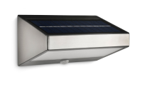 Philips Mygarden Greenhouse Solar Wandschijnwerper Met Bewegingsmelder 1.5 W Warmwit 178114716 Grijs