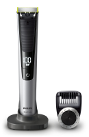 Philips Oneblade Pro Baardtrimmer Afspoelbaar Zilver, Zwart