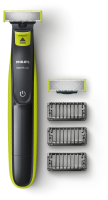 Philips Oneblade Qp2520/30 Scheerapparaat, Baardtrimmer Afspoelbaar Lichtgroen, Donkergrijs