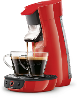 Philips Senseo Hd7829/81 Vrijstaand Volledig Automatisch Koffiepadmachine 0.9L 6kopjes Rood Koffiezetapparaat