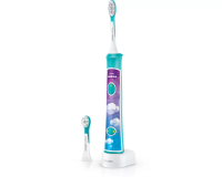 Philips Sonicare Hx6322/04 For Kids Elektrische Kindertandenborstel Sonisch Wit, Bont
