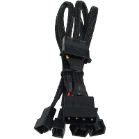 Adapter 4 Pin Molex > 4x 3 Pin Koeler 30cm