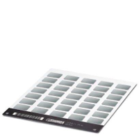 Phoenix Contact 0831662 LS EMP AL (27X18) Apparaatmarkering Montagemethode: Vergrendelen Aluminium Aantal markeringen: 175 5 stuk(s)