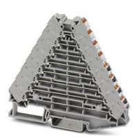 Phoenix Contact 1061721 Rangeerverdeler Push In klem Grijs 10 stuk(s)