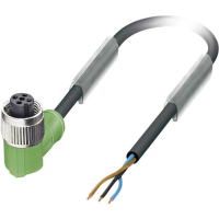 Phoenix Contact 1694512 Sensor/actuator connector, geassembleerd M12 Aantal polen (sensoren): 3 Bus, haaks 3.00 M 1 stuk(s)
