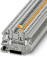Phoenix Contact 3064014 Doorgangsserieklem 6.2 Mm Schroeven Grijs 50 stuk(s)