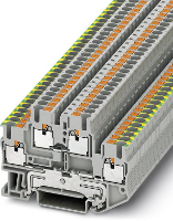 Phoenix Contact 3210978 Randaardeleidingklem 2 etages 5.2 Mm Snelaansluiting Grijs 50 stuk(s)