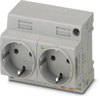Phoenix Contact EO CF/PT/LED/DUO Schakelkastcontactdoos Grijs 1 stuk(s)