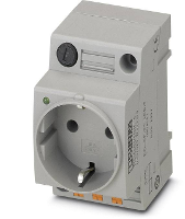 Phoenix Contact EO CF/PT/LED/F Schakelkastcontactdoos Grijs 1 stuk(s)