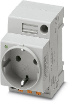 Phoenix Contact EO CF/PT/LED Schakelkastcontactdoos Grijs 1 stuk(s)
