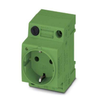 Phoenix Contact EO CF/UT/LED/F/GN Contactdoos Groen (l x b x h) 60 x 45 x 75 mm 5 stuk(s)