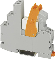 Phoenix Contact RIF 1 RSC LV 24AC/2X21 Relaismodule 10 stuks Nominale spanning: 24 V/DC Schakelstroom (max.): 3 A 2x wisselcontact