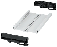 Phoenix Contact UM PRO KIT B108 L200 7035 1310949 Profielbehuizing 203.8 X 127.8 X 39.45 PA Grijs wit (RAL 7035), Zwart (RAL 9005) 1 stuk(s)