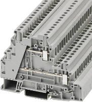 Phoenix Contact 3214362 Doorgangsklem 3 etages 6.2 Mm Schroeven Grijs 50 stuk(s)