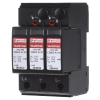 Phoenix Contact 2800628 VAL MS 1000DC PV/2+V Overspanningsafleider Overspanningsbeveiliging voor: PhotovoltaÃ¯sch systeem 15 kA 1 stuk(s)