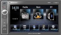 Phonocar VM069K Navigatiesysteem, vaste inbouw Europa Bluetooth handsfree, Incl. Afstandsbediening