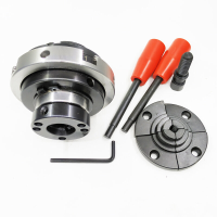 4 Kaak Handleiding Houtbewerking Draaibank Chuck 4 inch voor Hout Draaien Frezen Boren Grinder Vastklemmen M33 * 3.5/1 8