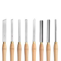 8PCS High Speed Steel Draaibank Beitel Hout Draaigereedschap Voor Houtbewerking Gereedschap